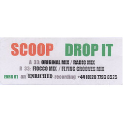 Scoop Drop It USED VINYL 12INCH 33 S RPM WHITE LABEL