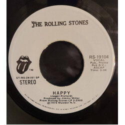 The Rolling Stones Happy USED VINYL 7INCH 45 RPM SINGLE PROMO STEREO