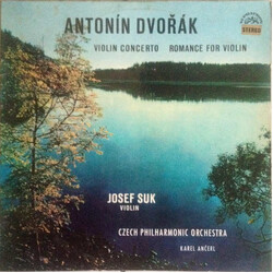 Antonín Dvořák / Josef Suk / The Czech Philharmonic Orchestra / Karel Ančerl Violin Concerto - Romance For Violin Vinyl LP USED