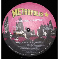 Jeanine Carter S.A.V.E. I.T. USED VINYL 12INCH 45 RPM