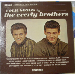 Everly Brothers Folk Songs By The Everly Brothers Vinyl LP USED