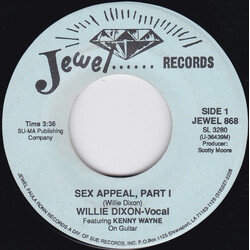 Willie Dixon Sex Appeal Parts 1 & 2 USED VINYL 7INCH 45 RPM