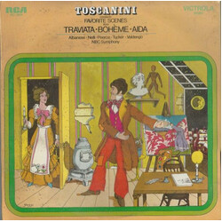 Arturo Toscanini / NBC Symphony Orchestra Toscanini Conducts Favorite Scenes From Traviata - Boheme - Aida Vinyl LP USED