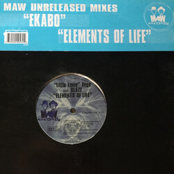 Masters At Work / Wunmi / Louie Vega / Blaze Ekabo / Elements Of Life (Unreleased Mixes) USED VINYL 12INCH 33 S RPM