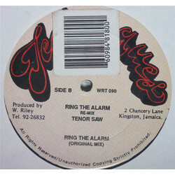 Tenor Saw Ring The Alarm Re-Mix USED VINYL 12INCH 45 RPM