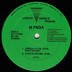 M Fada Jungle Flute USED VINYL 12INCH 33 S RPM