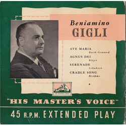 Beniamino Gigli Ave Maria Vinyl 7" USED