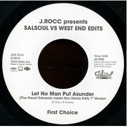J Rocc Salsoul Vs West End Edits USED VINYL 7INCH 45 RPM LIMITED EDITION