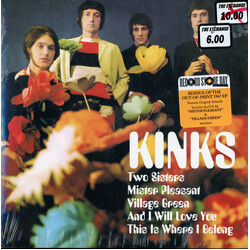 The Kinks Mister Pleasant USED VINYL 7INCH 45 RPM EP RECORD STORE DAY LIMITED EDITION REISSUE REMASTERED