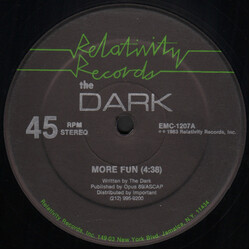 The Dark (5) More Fun USED VINYL 12INCH 45 RPM SINGLE