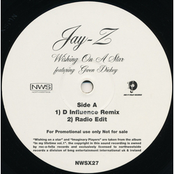 Jay-Z / Gwen Dickey Wishing On A Star Vinyl 12" USED