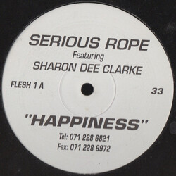 Serious Rope / Sharon Dee Clarke Happiness USED VINYL 12INCH 33 S RPM