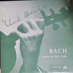 Johann Sebastian Bach / Yehudi Menuhin Sonatas For Solo Violin, Volume 2 Vinyl LP USED
