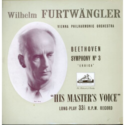 Ludwig van Beethoven / Wilhelm Furtwängler / Wiener Philharmoniker Symphony No. 3 'Eroica' Vinyl LP USED