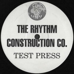The Rhythm Construction Co. Test Press USED VINYL 12INCH 33 S RPM EP TEST PRESSING
