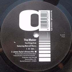 The Cling Club The Maker USED VINYL 12INCH 33 S RPM