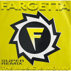 Fargetta The Music Is Movin' (Super Remix) USED VINYL 12INCH 33 S RPM