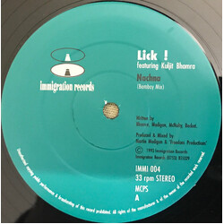 Lick! / Kuljit Bhamra Nachna USED VINYL 12INCH 33 S RPM