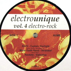 Various Electrounique Vol. 4 Electro-Rock Vinyl LP USED