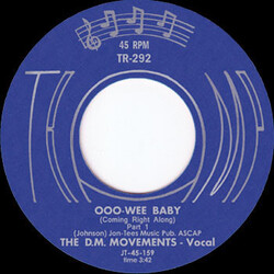 The D.M. Movements Ooo Wee Baby Pt.1/2 USED VINYL 7INCH 45 RPM SINGLE