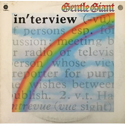 Gentle Giant Interview Vinyl LP USED