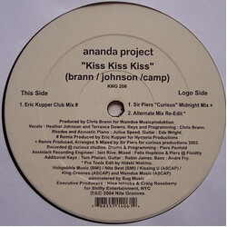 The Ananda Project Kiss Kiss Kiss USED VINYL 12INCH 33 S RPM