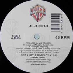 Al Jarreau Give A Little More Lovin' USED VINYL 12INCH 45 RPM