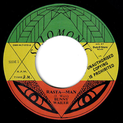 Bunny Wailer Rasta-Man Vinyl 7" USED