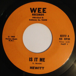 Lonnie Hewitt Is It Me USED VINYL 7INCH 45 RPM REISSUE MONO