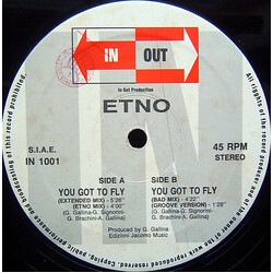 Etno (2) You Got To Fly USED VINYL 12INCH 45 RPM