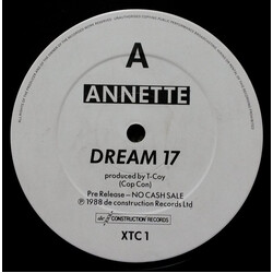 Annette / T-Coy Dream 17 / I Ain't Nightclubbing USED VINYL 12INCH PROMO SAMPLER