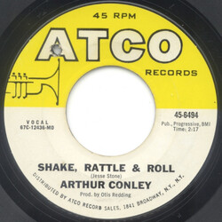 Arthur Conley Shake, Rattle & Roll USED VINYL 7INCH 45 RPM SINGLE STYRENE
