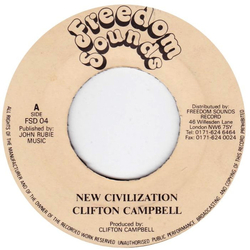 Clifton Campbell New Civilization Vinyl 7" USED