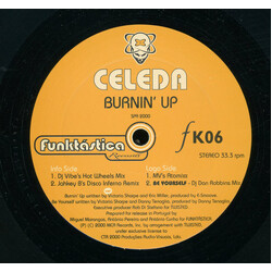 Celeda Burnin' Up USED VINYL 12INCH 33 S RPM