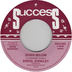 Errol Dunkley Down Below Vinyl 7" USED