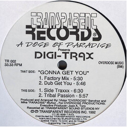 A Dose Of Paradise / Digi-Trax Gonna Get You USED VINYL 12INCH 33 S RPM