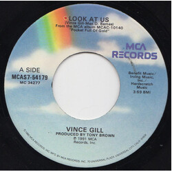 Vince Gill Look At Us USED VINYL 7INCH 45 RPM SINGLE