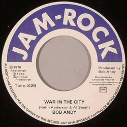 Bob Andy War In The City Vinyl 7" USED