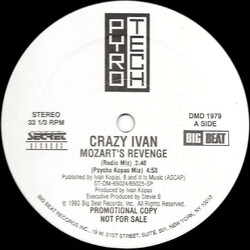 Crazy Ivan Mozart's Revenge USED VINYL 12INCH PROMO 33 S RPM