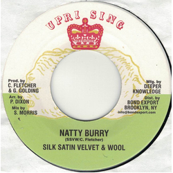 Silk, Satin, Velvet & Wool Natty Burry Vinyl 7" USED
