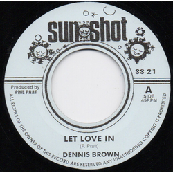 Dennis Brown / King Sighta Let Love In / Master Of All Vinyl 7" USED