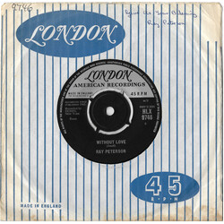 Ray Peterson Give Us Your Blessing / Without Love (There Is Nothing) USED VINYL 7INCH 45 RPM SINGLE