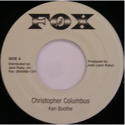Ken Boothe Christopher Columbus / Where My Friend Vinyl 7" USED