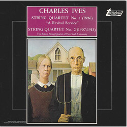 Charles Ives / The Kohon String Quartet String Quartet No. 1 (1896) "A Revival Service" / String Quartet No. 2 (1907-1913) Vinyl LP USED