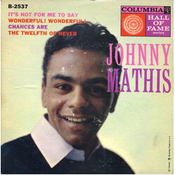 Johnny Mathis Johnny Mathis USED VINYL 7INCH 45 RPM EP