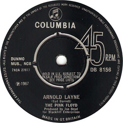 Pink Floyd Arnold Layne USED VINYL 7INCH 45 RPM SINGLE MONO