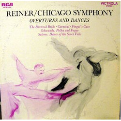 Fritz Reiner / Chicago Symphony Orchestra Overtures And Dances Vinyl LP USED