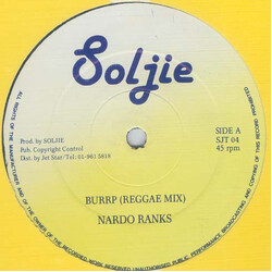Nardo Ranks Burrup USED VINYL 12INCH 45 RPM SINGLE