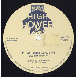 Delroy Wilson Please Don't Leave Me / Travelling Man USED VINYL 12INCH