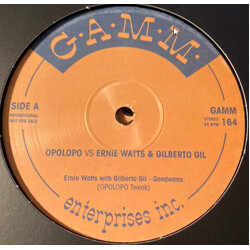 Opolopo / Ernie Watts / Gilberto Gil Gondwana USED VINYL 12INCH 45 RPM PROMO